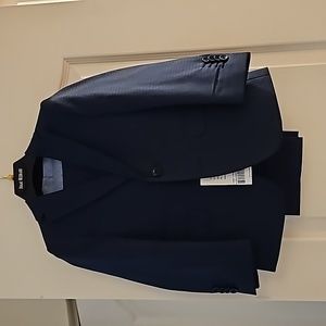 Isaac Mizrahi Blue Plaid Boys 5 3-Piece Suit